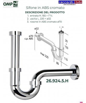 SIFONE A  ''P'' IN ABS...