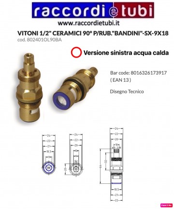 VITONE 1/2 BANDINI VERSIONE...