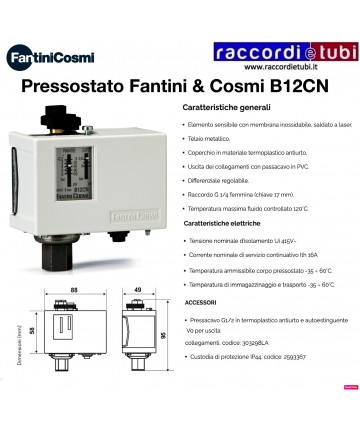 PRESSOSTATO FANTINI e COSMI...