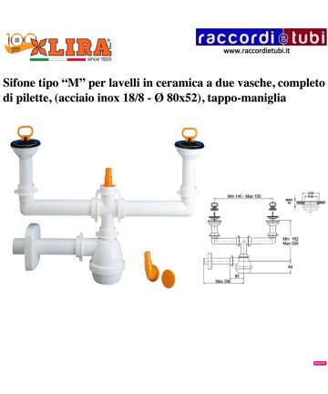 SIFON LIRA FÜR ZWEI SPÜLEN...