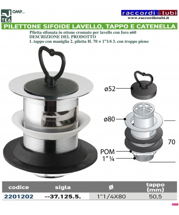 PILETTONE SIFOIDE LAVELLO...