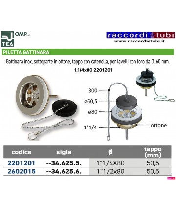 MESSING/INOX ABFLUSS FÜR...