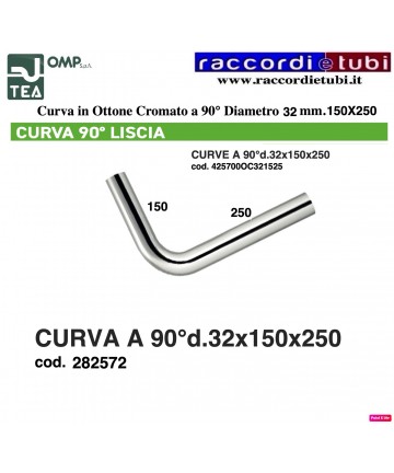 VERCHROMTE BRONZE 90° D.32...