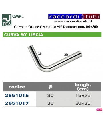 CURVA 90' LISCIA D.30mm...