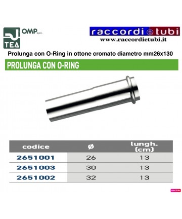 PROLUNGA IN OTTONE CROMATO...