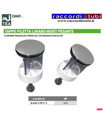 TAPPO PILETTA LAVABO*BIDET...