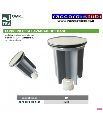 TAPPO PILETTA LAVABO*BIDET...