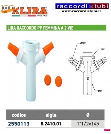 RACCORDO LIRA IN PP CON...