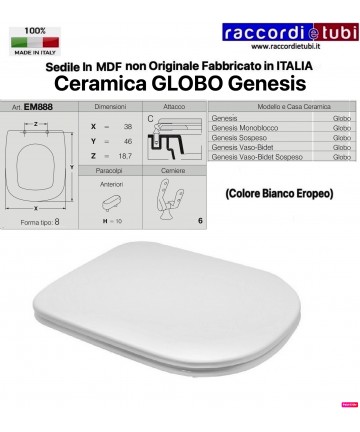 WC-SITZ GLOBO GENESIS WEIß...