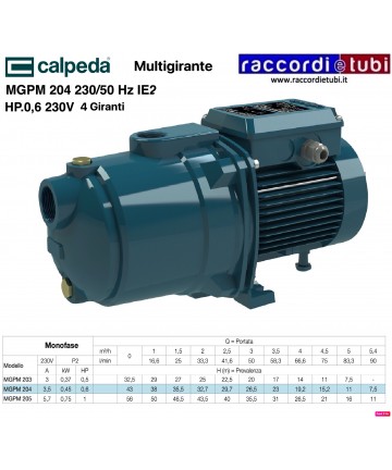 ELEKTROPUMPE CALPEDA HP.0,6...