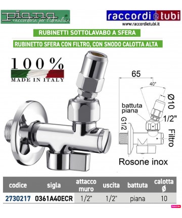 RUBINETTO SOTTOLAVABO A...