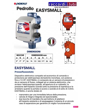 PRESSOFLUSSOSTATO EASYSMALL...