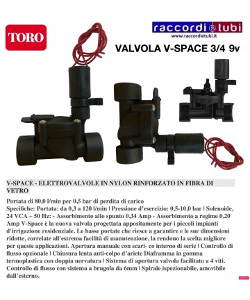 ELEKTROVENTIL TORO õ 3/4 FF...