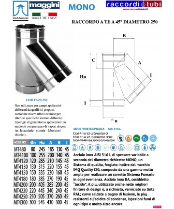 DE MARINIS INOX TE D.250...