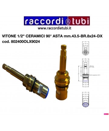 KERAMIK-VITONE 90° STANGE...