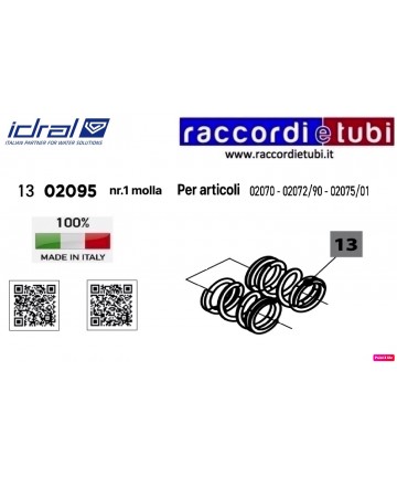 RICAMBIO IDRAL 02095