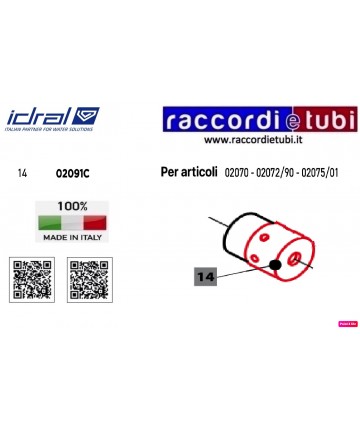 RICAMBIO IDRAL 02091C