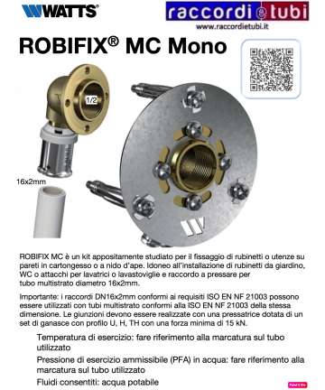 ROBIFIX MC MONO 1/2X16...