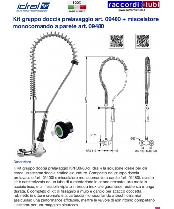 GRUPPO DOCCIA PRELAVAGGIO...