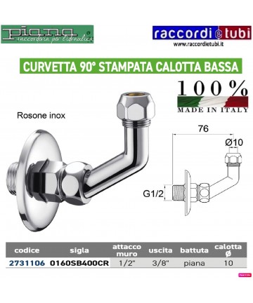 CURVETTA 90' D.1/2''x10mm...