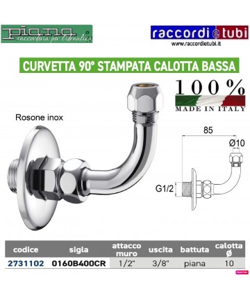 CURVETTA 90' D.1/2''x10mm...