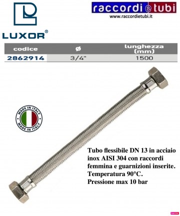TUBO CARICO INOX DN13 3/4''...