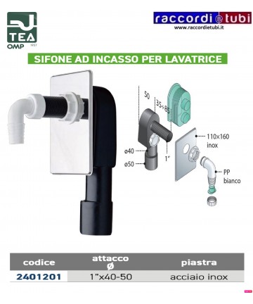 SIFONE LAVATRICE DA INCASSO...