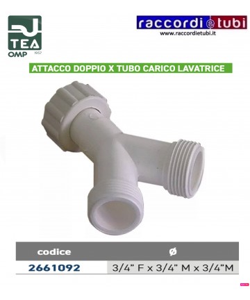 ATTACCO DOPPIO PER TUBO...