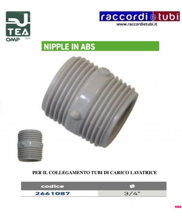 NIPPLES DIAMETRO 3/4'' ABS...