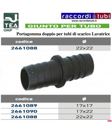 DOPPELLEITUNGSROHR 22x22mm...