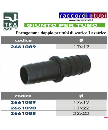 PORTAGOMMA DOPPIO 17X17mm...