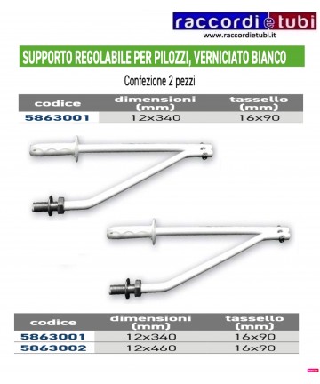 SUPPORTO REGOLABILE x...