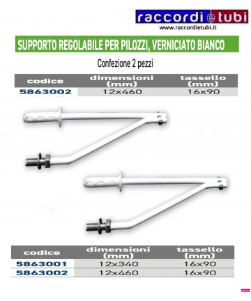 SUPPORTO REGOLABILE x...