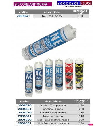 SILICONE NEUTRO ANTIMUFFA...