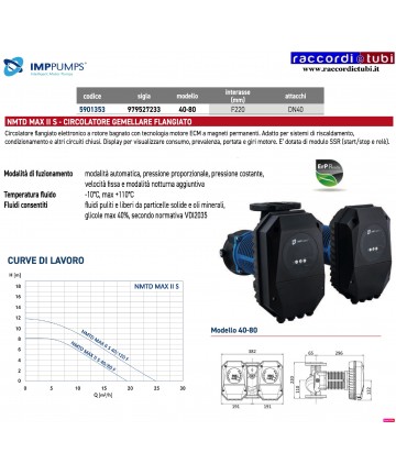 FLANSCHPUMPENPAAR NMTD MAX...