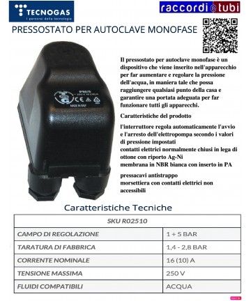 PRESSOSTATO ATTACCO...