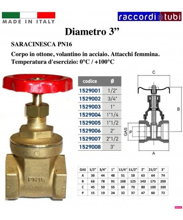 SARACINESCA DIAMERTO 3''...
