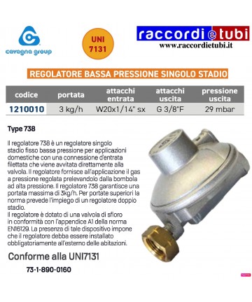 NIEDERDRUCKREGULATOR 3kg...