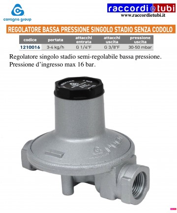REGOLATORE BASSA PRESSIONE...