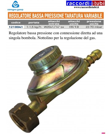 REGOLATORE 1-1,5 k/h...