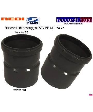 PVC MF Reduzierung 63x75
