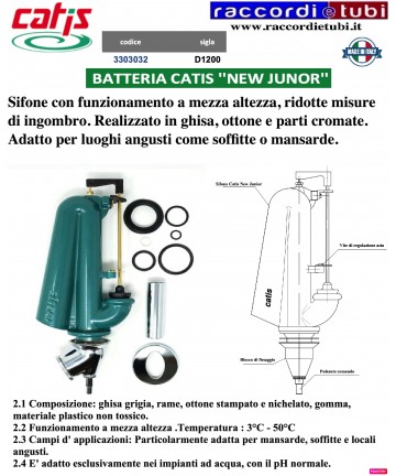 SIFONE BREVETTATO CATIS...