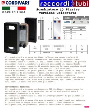 SCAMBIATORE CALORE 40...