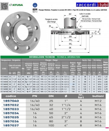 FLANGIA FILETTATA DN 65 -...