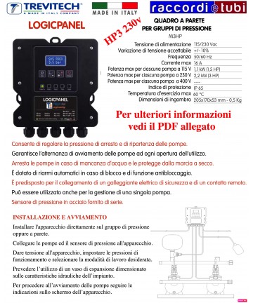 LOGICPANEL 3HP 2,2KW 230V...