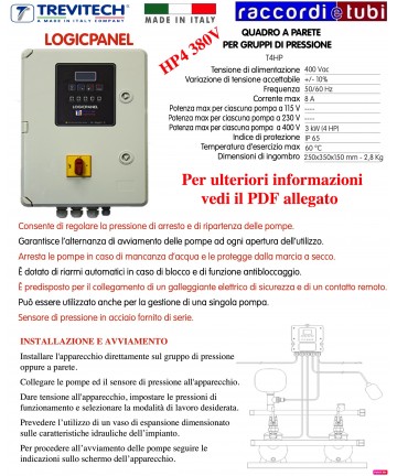 LOGICPANEL 4HP 2,2KW 400V...