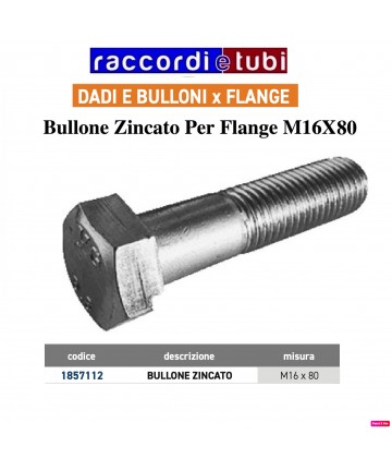 BULLONE ZINCATO M16x80 DIN...