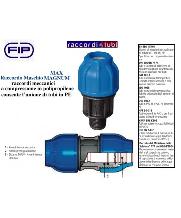 MALE CONNECTION FOR PE PIPE...