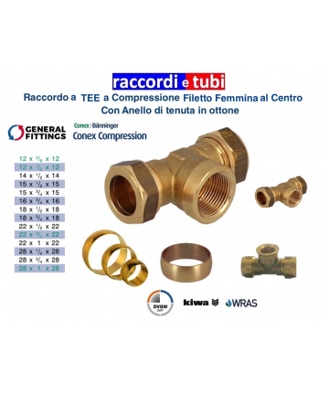 MESSING TEE MIT OVALHAUPTØ...