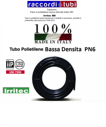 TUBO POLIET.BD PN/6 16  MT.50